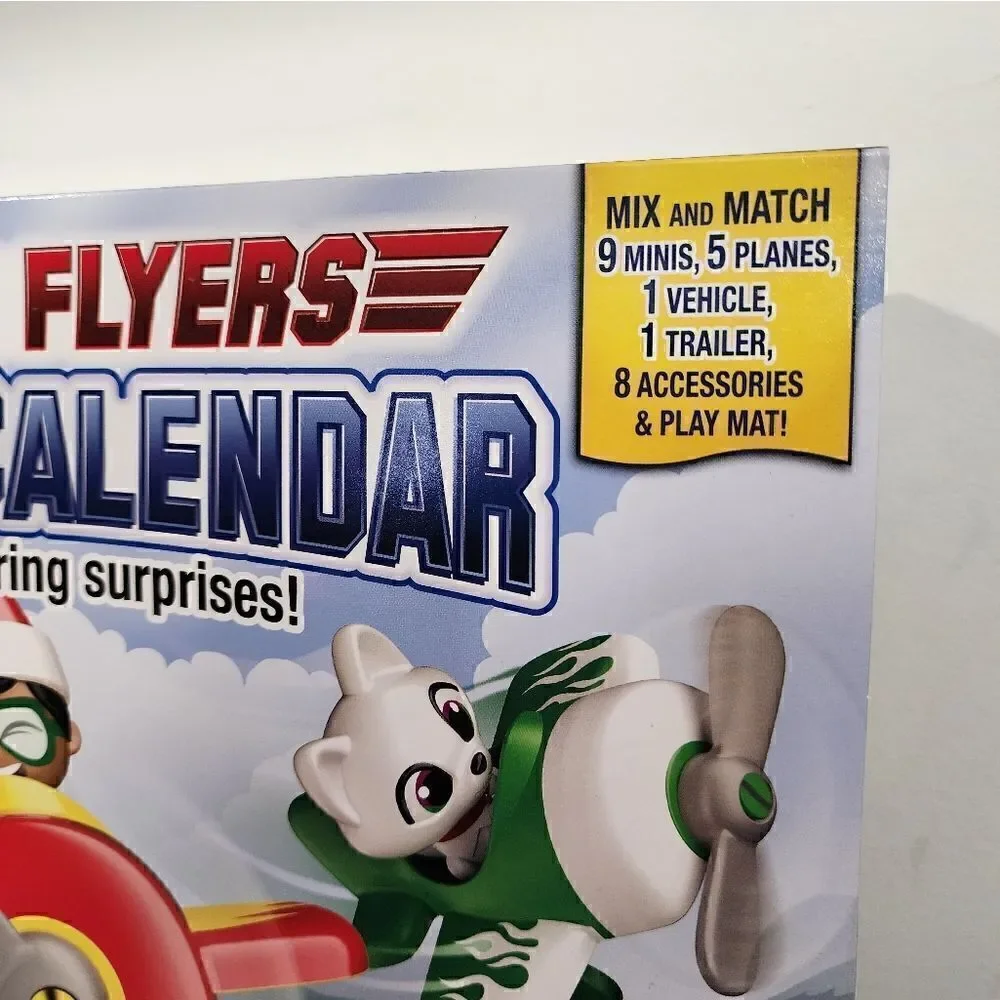 The Elf on the Shelf Festive Flyers Advent Calendar, Includes 24 mini figures